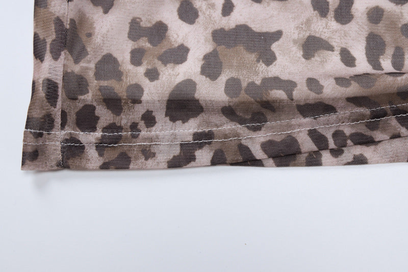 Women Summer Leopard Print Skirt 12