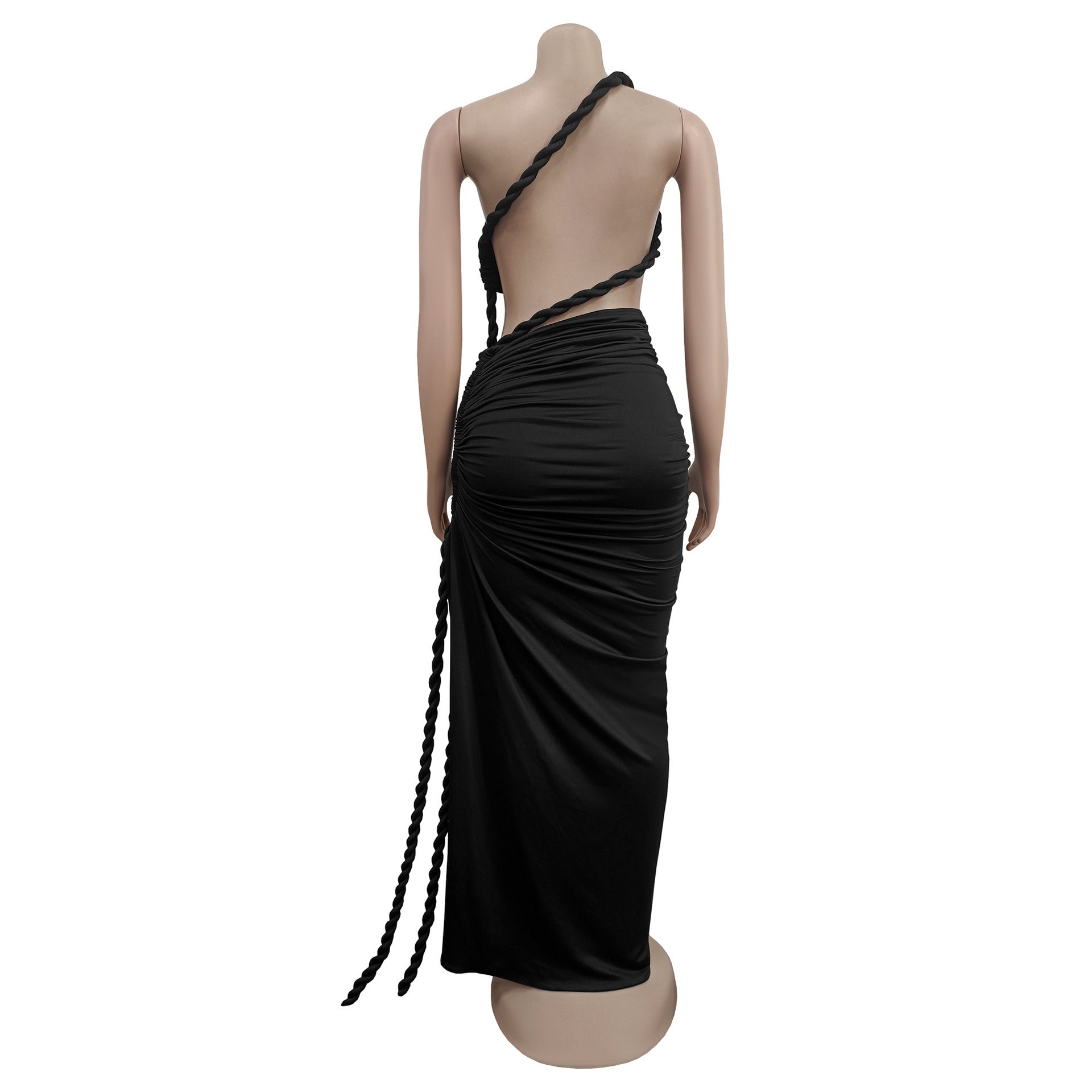 Women Summer Bodycon Slit Side Sexy Maxi Dress 16