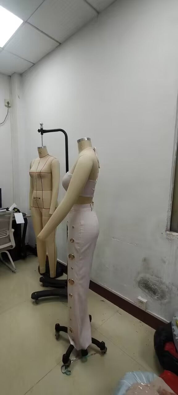 Women Sexy Top and Ripped Pants 2-piece Set 12