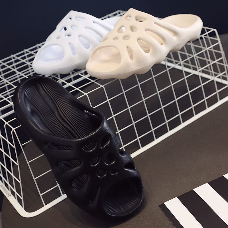 Fashion Skull Slippers Men's Summer Outdoor Wear Thick Sole Increased Soft Sole Beach Outdoor Sandals and Slippers 18