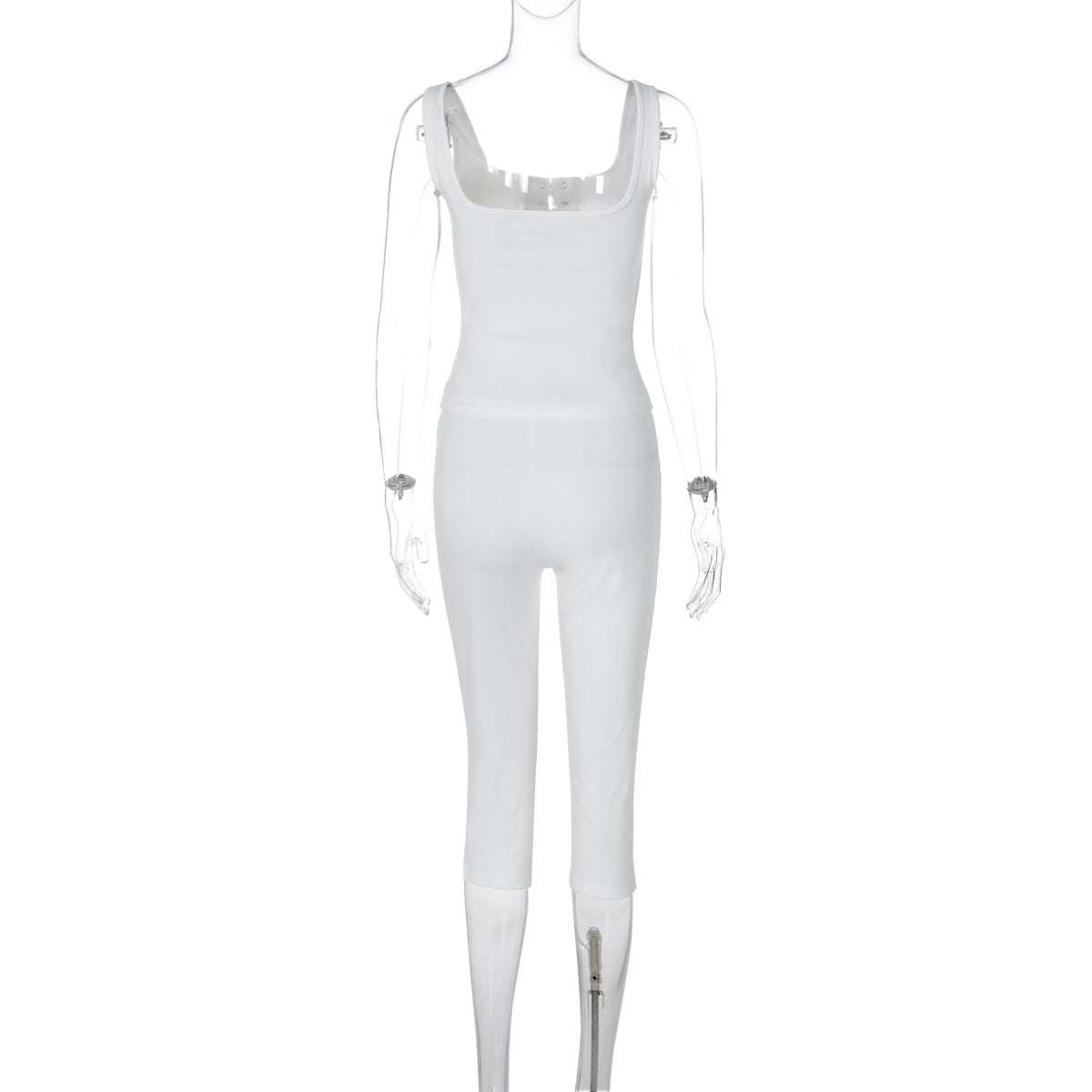 Women Autumn and Winter Lace-Up Top and Solid Shorts Two-Piece Set 10