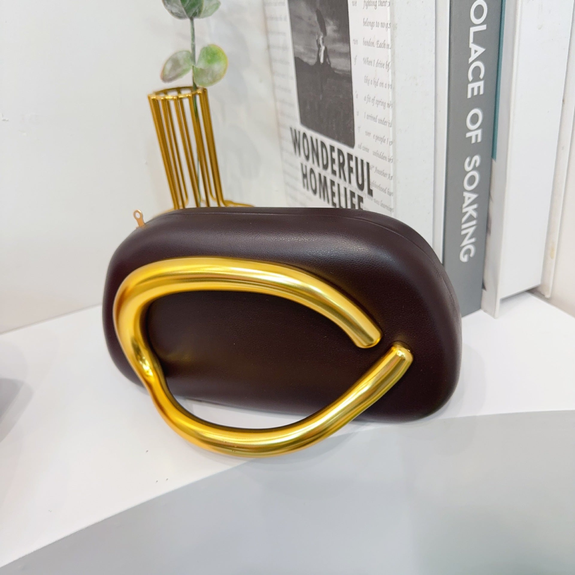 Women Pu-Leather Square Bag Single Shoulder Crossbody Bag 4