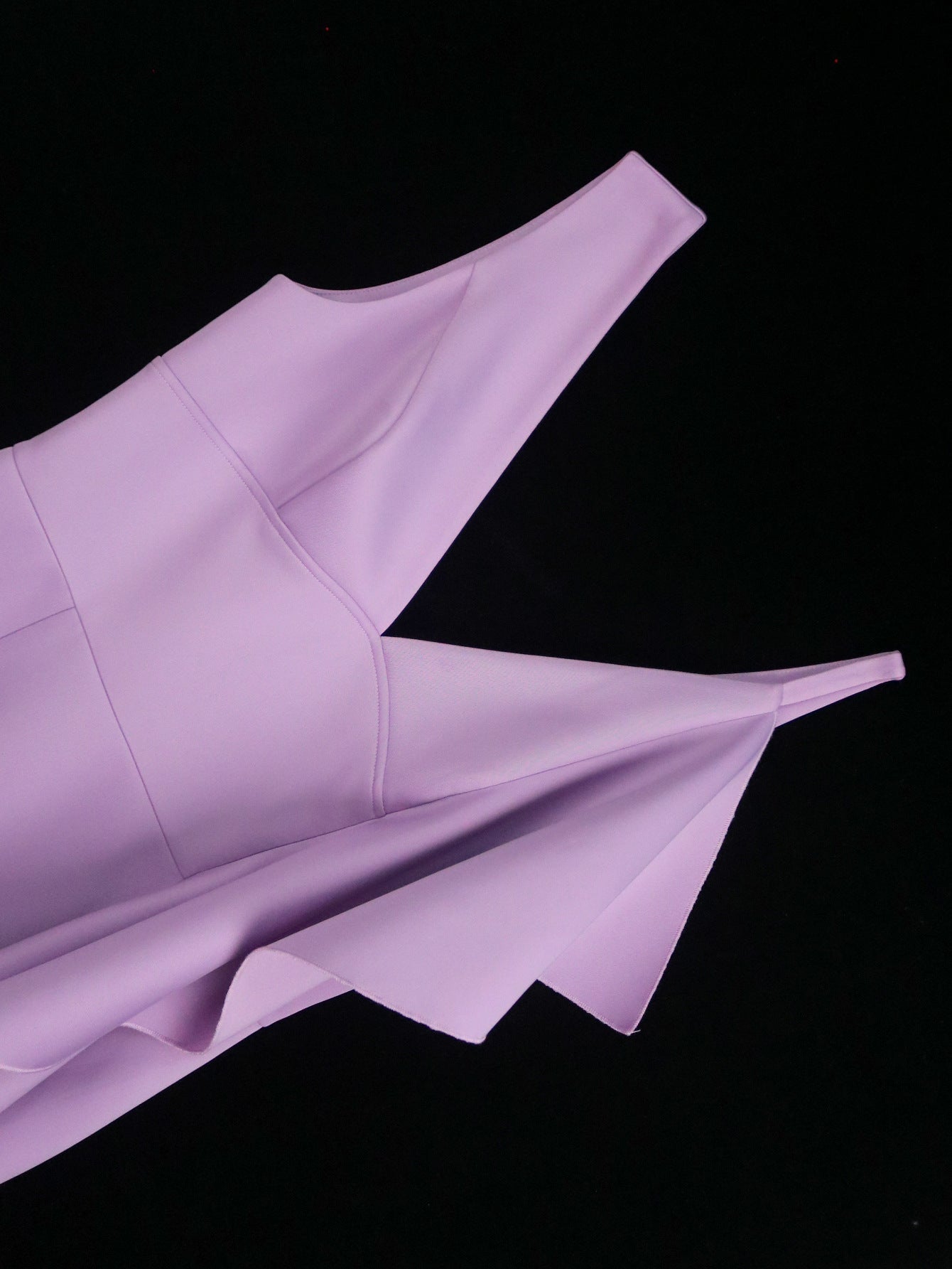 Women's Sexy V-Neck Strap Dress Chic Ruffle Hem Bodycon Formal Party Gown 8