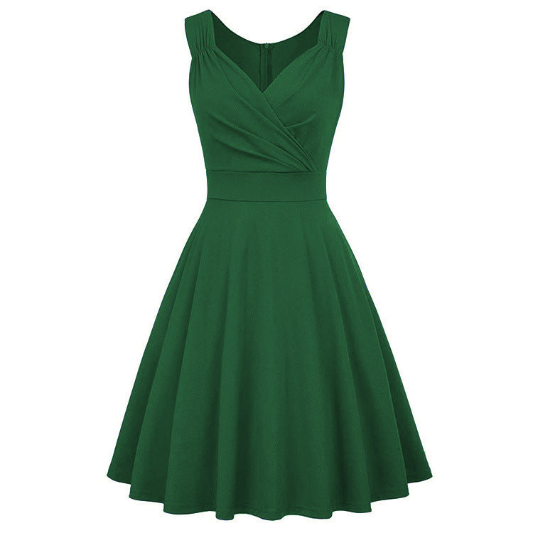 Plus Size Women Hepburn Style Cocktail Dress 29