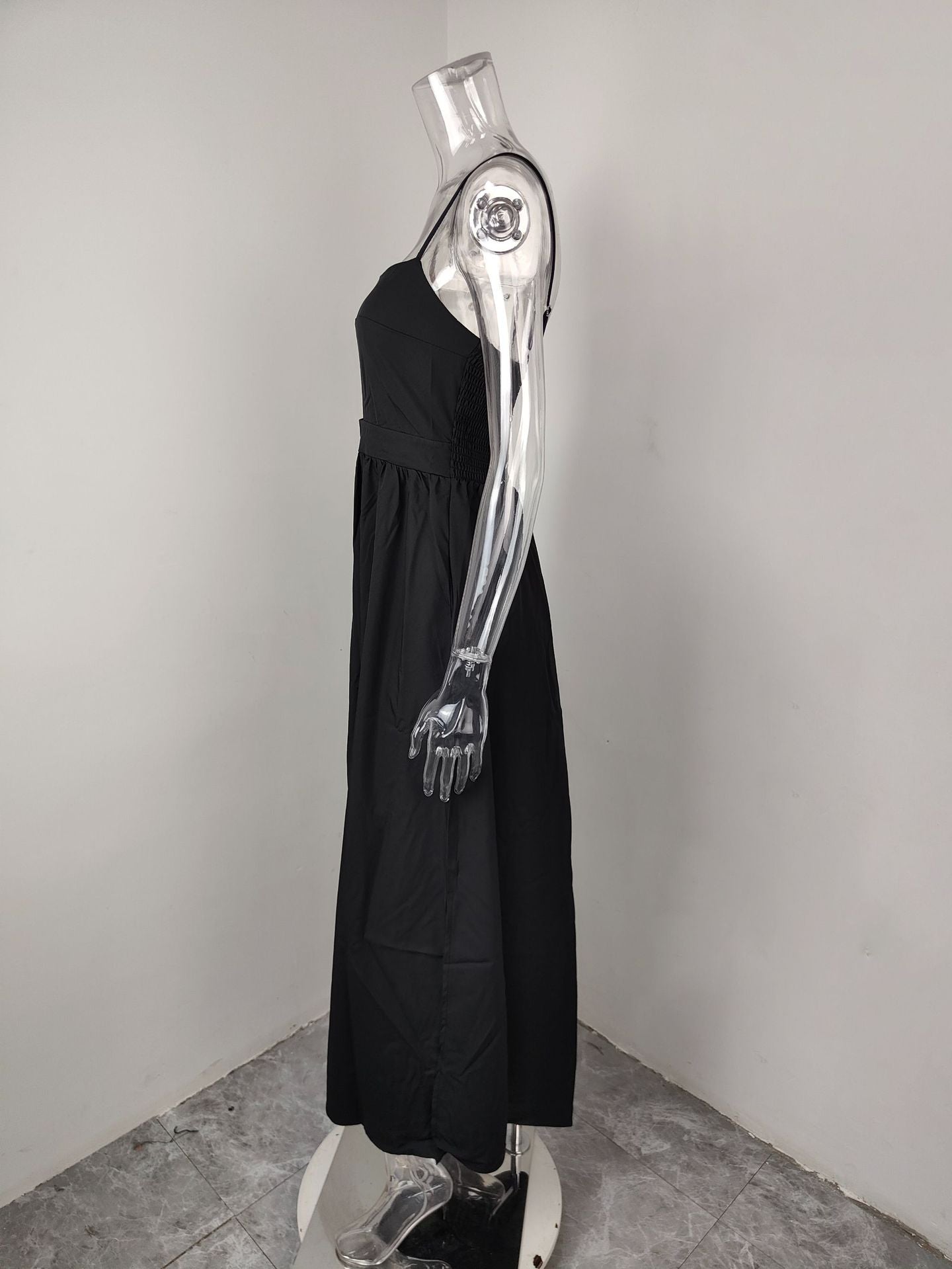 Women Sexy French Cutout Slit Maxi Dress 8