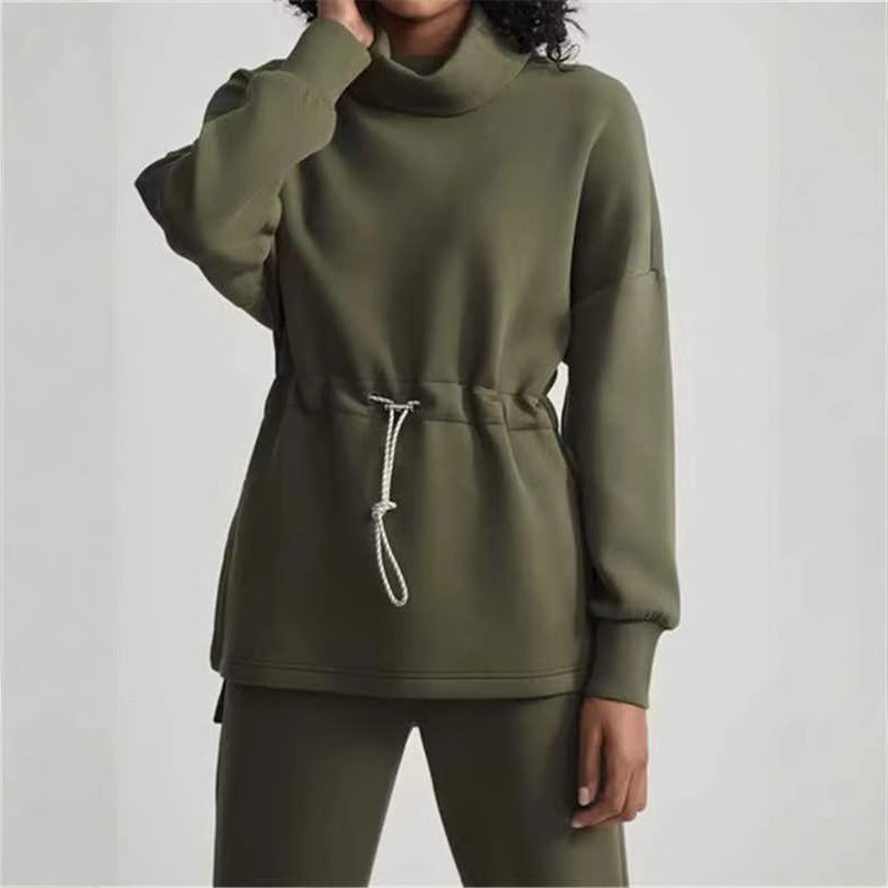 Women Autumn Long Sleeve Top and Pant Two-piece Set 8