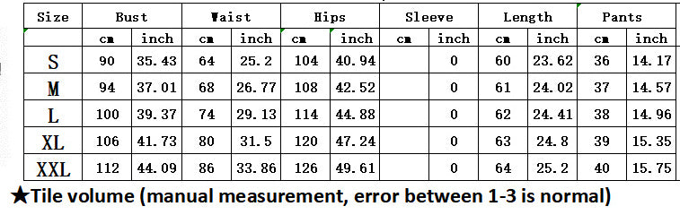 Women Style Sexy Shorts Two-Piece Set 9