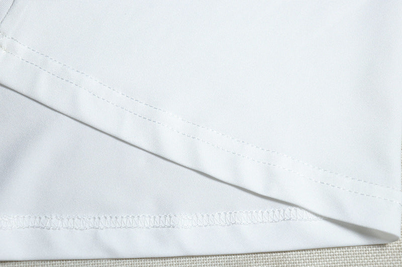 Women's Solid Color Sexy Off Shoulder Slim Top Pleated Skirt Trendy Two Piece Set 13