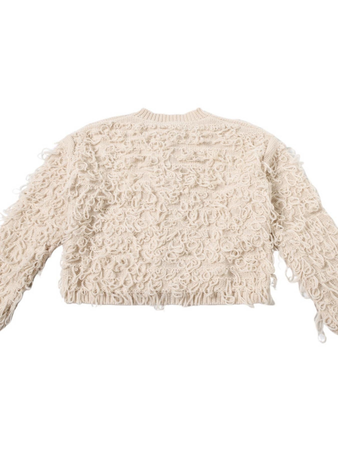 FashionKnitting Fringe Button Coat 8