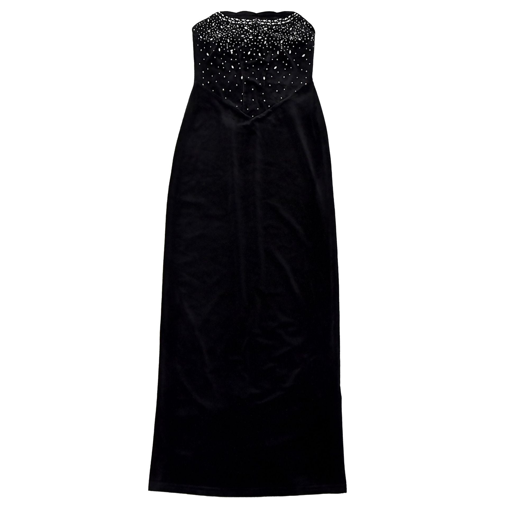 Off-Shoulder Slit Beaded Bodycon Dress for Women 13