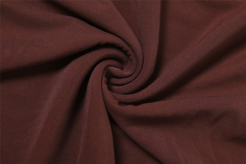 Women Summer Street Trend Mesh See-Through Sleeveless Halter Neck Dress 17