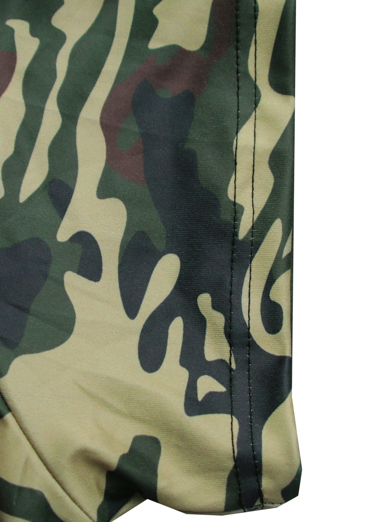 Women Turndown Collar Loose Irregular Print Jumpsuit 17