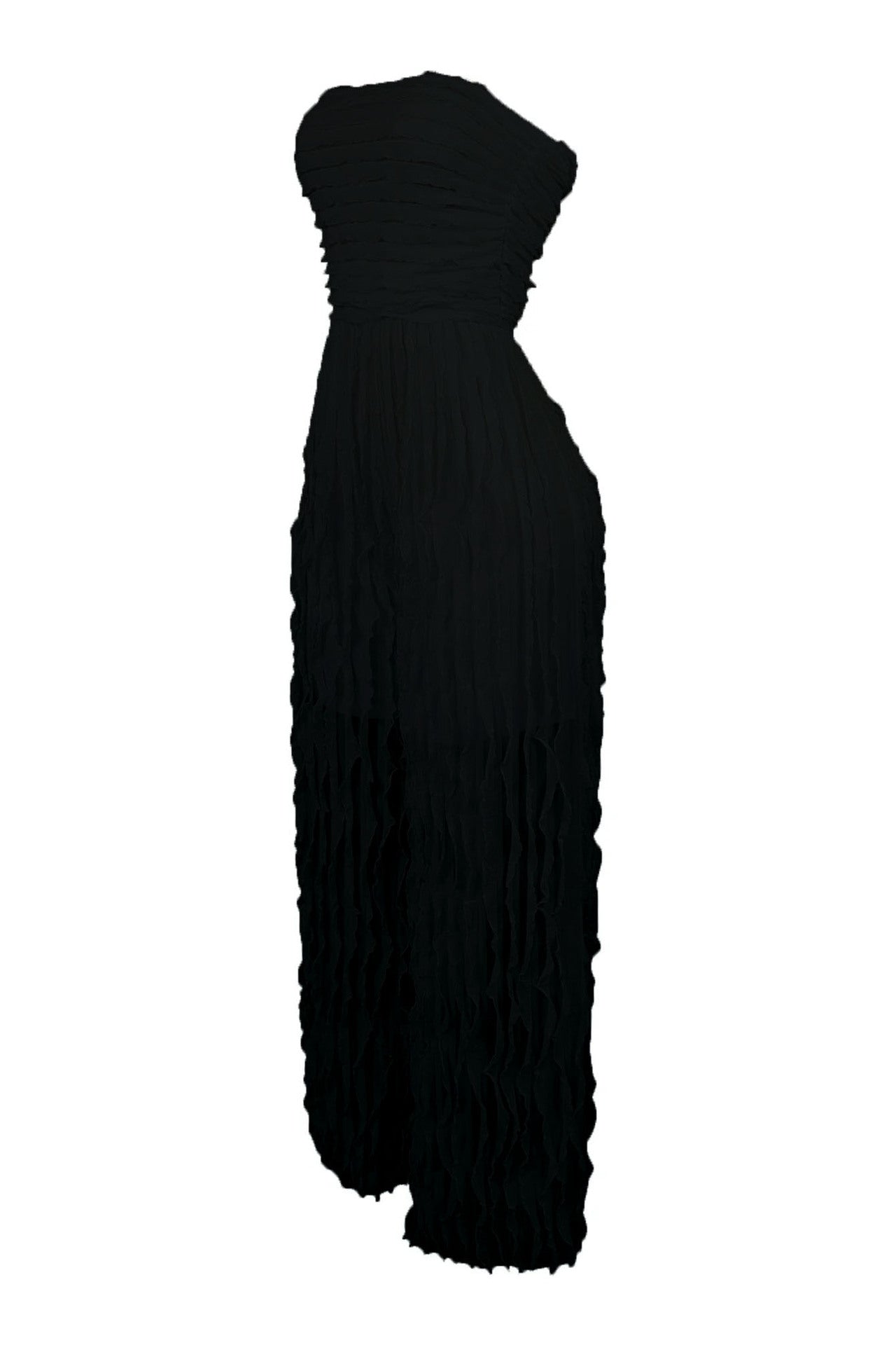 Fashionable Women Sexy Strapless High Waist Wide Leg Jumpsuit 10