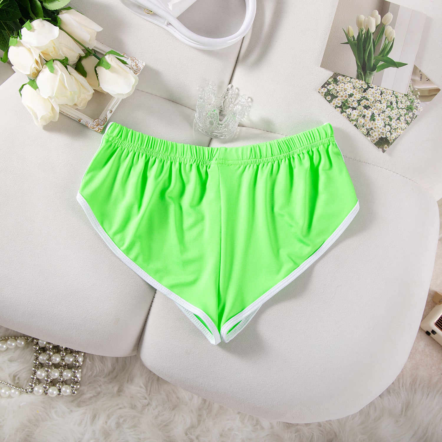 Summer Women's Sexy Running Stretch Sports Yoga Fitness Shorts 78