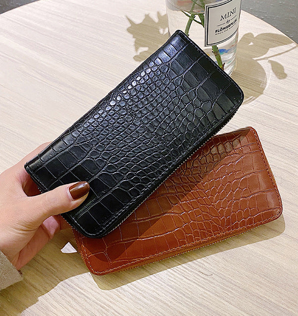 French Pattern Long Zipper Clutch Women's Wallet 10