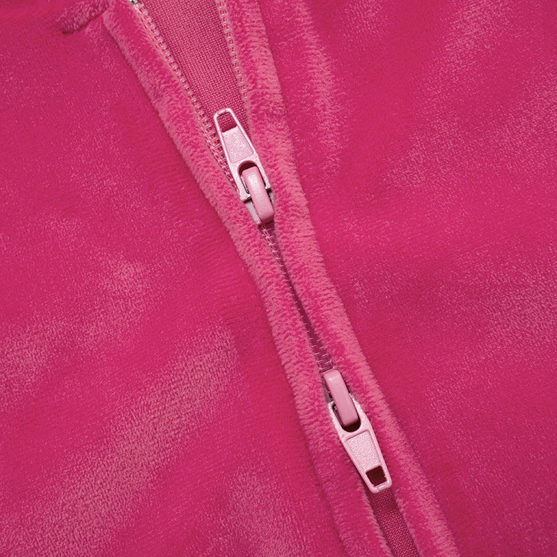 Women Sexy Hooded Long-Sleeved Crop Top and Skirt Two-Piece Casual Set 20