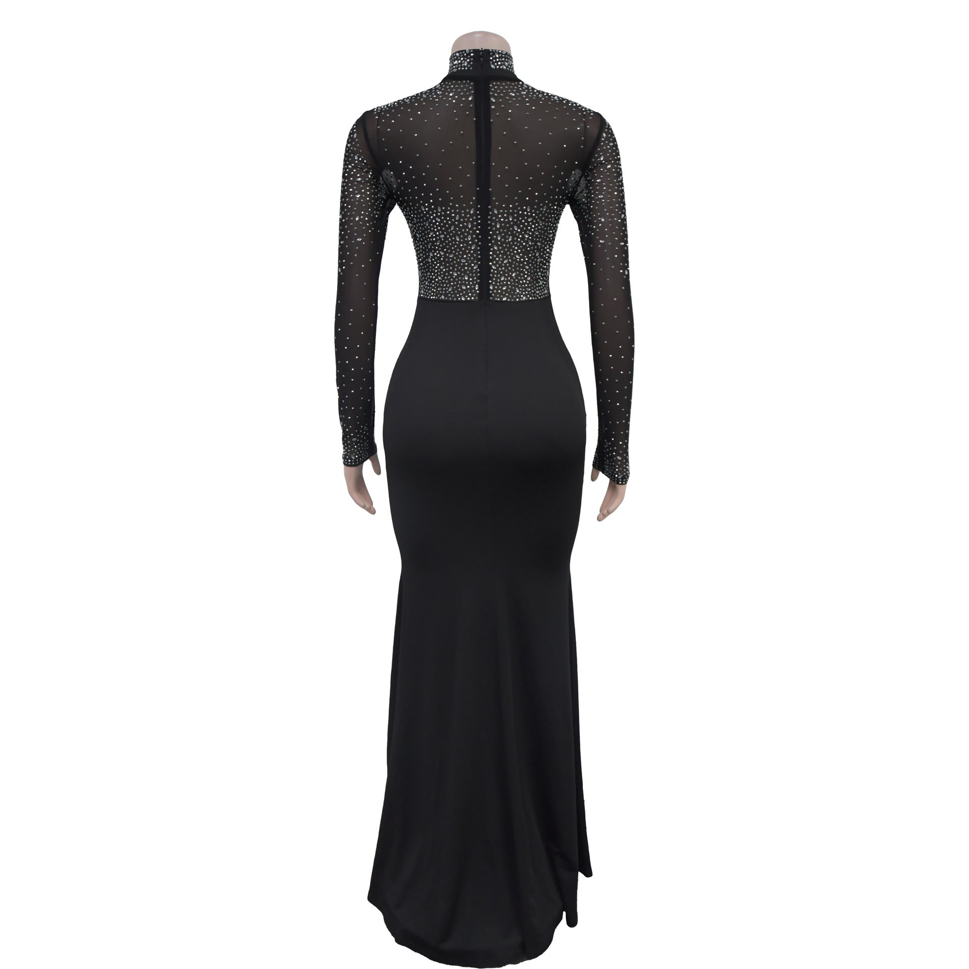 Women Beaded slit Maxi dress 6