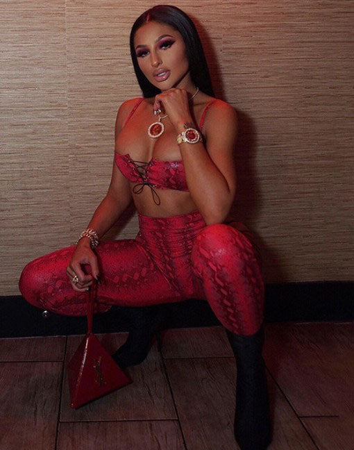 Women Print Cutout Lace-Up Sleeveless Crop Top and Pant Two-Piece Set 6