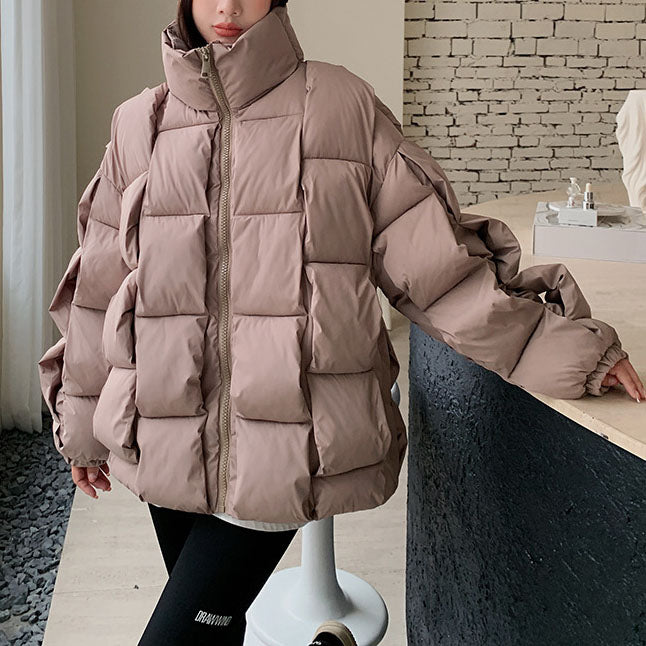 Oversize Clothing For Women In Winter Loose Cotton Padded Coat Down Jacket 5