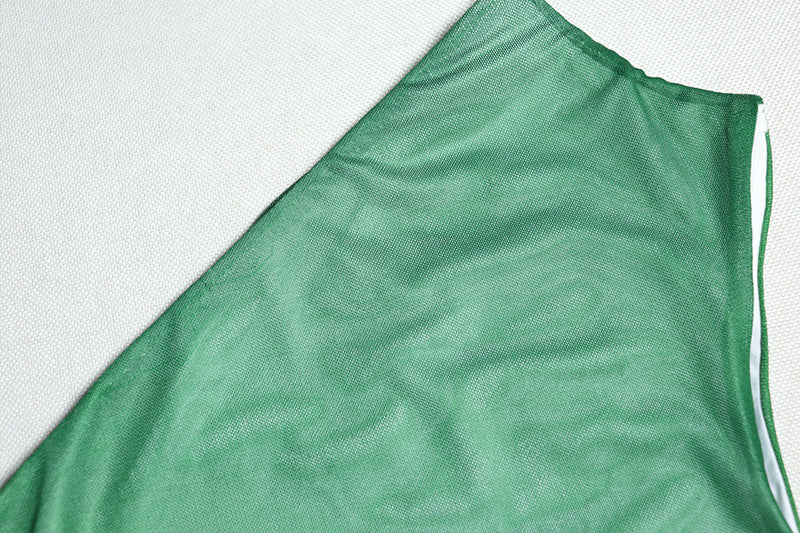 Fashionable Print Sexy Slash Shoulder Sleeveless Gradient Color Trendy Long Dress 13