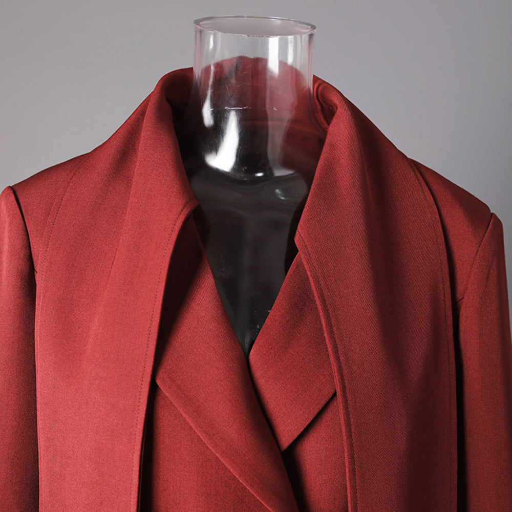 Women Fashion Shawl Blazer Coat 5