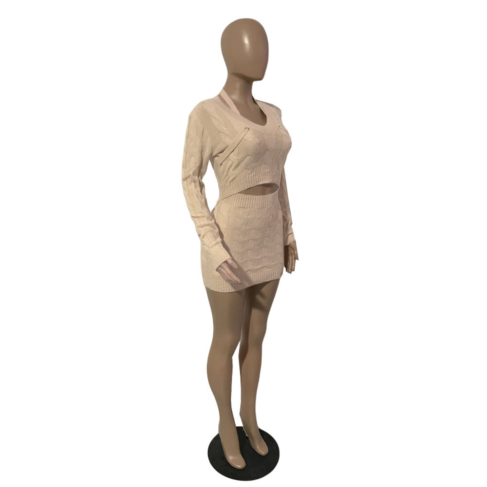 Women Sexy Sweater Bodycon Dress 11