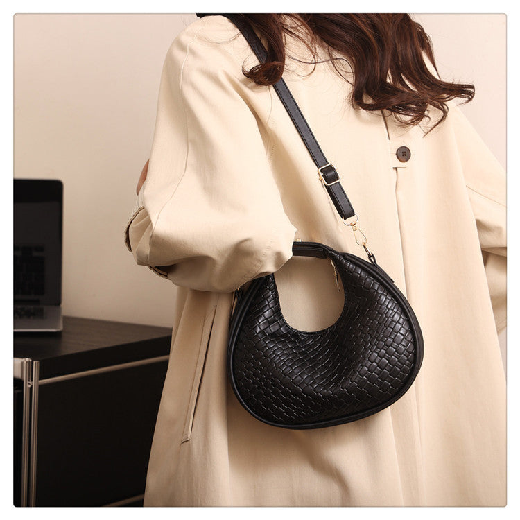 Retro Versatile Simple Diamond Women's Bag Shoulder Handbag 22