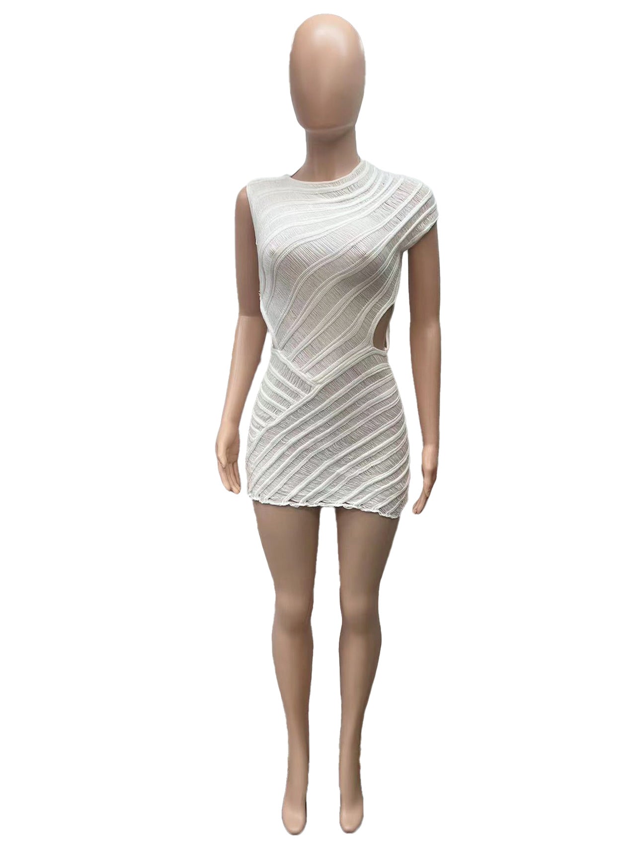 Women Sexy Cutout Bodycon Dress 7