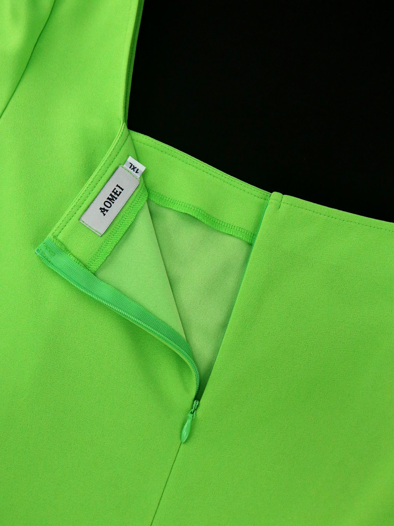 Women Elegant Square Neck Ruffle Sleeve Dress 10