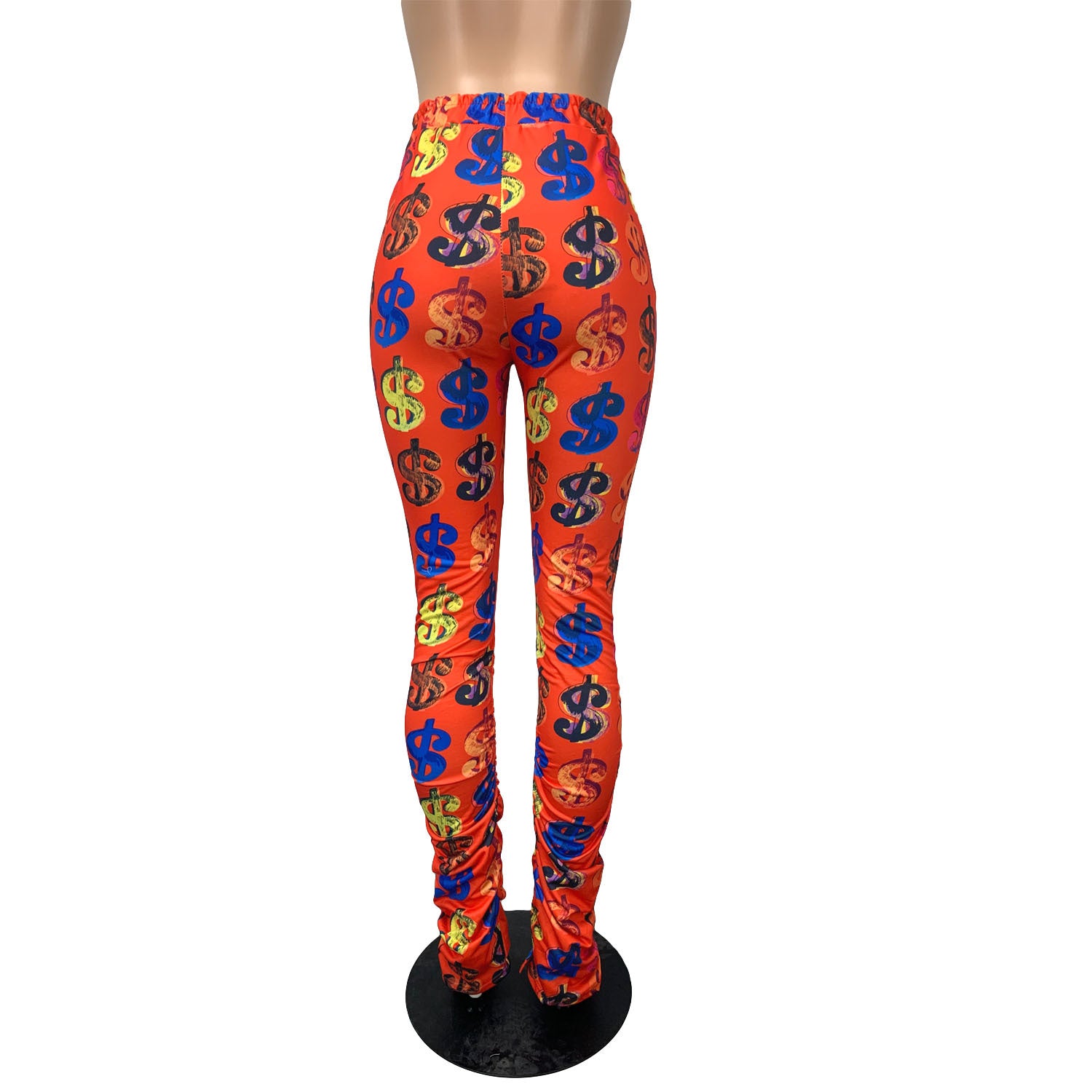 Women Casual printed pleated trousers 19