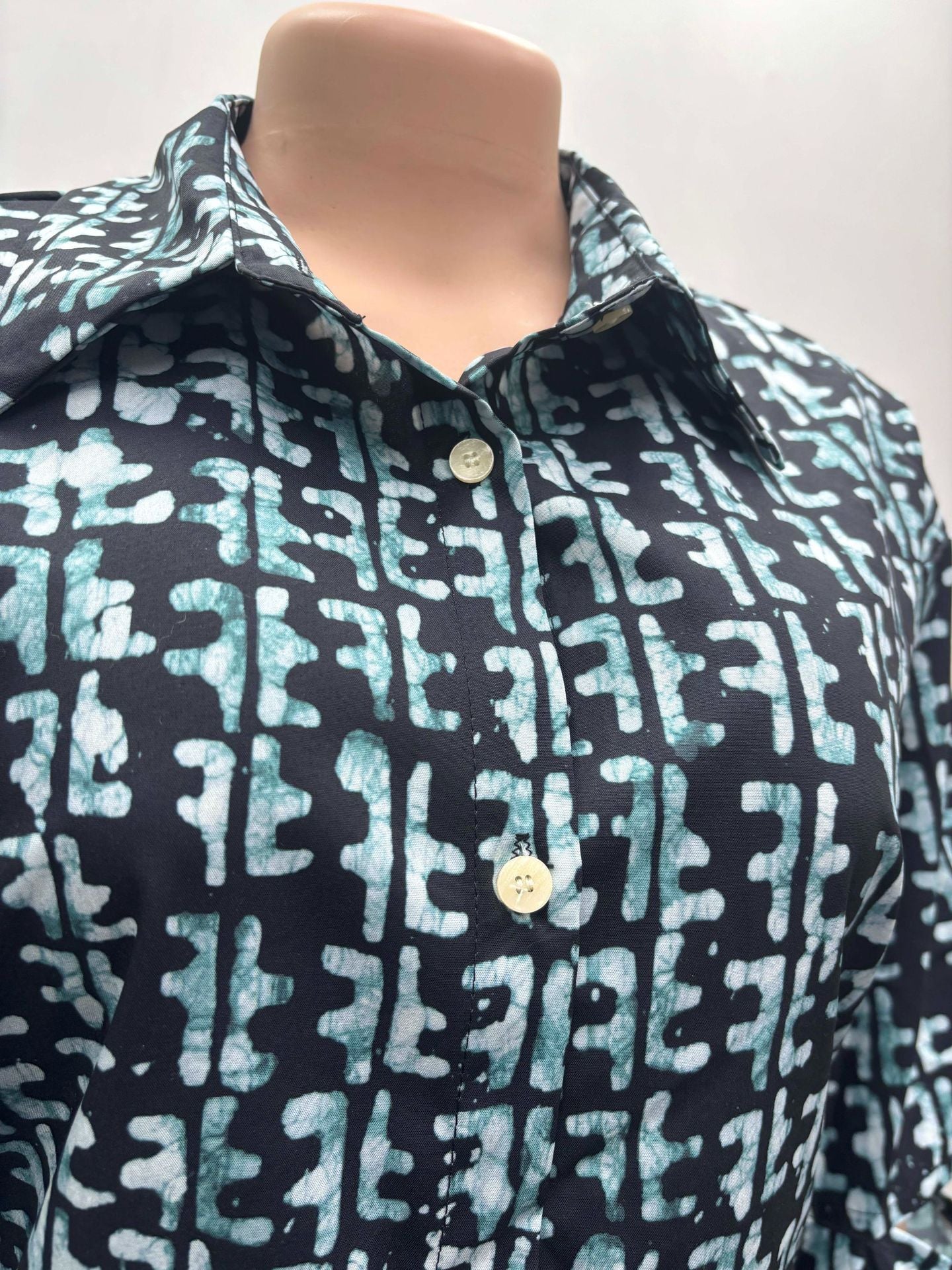 Africa Printed Fashion Casual Loose long-sleeved shirt and trousers two-piece suit for women 10