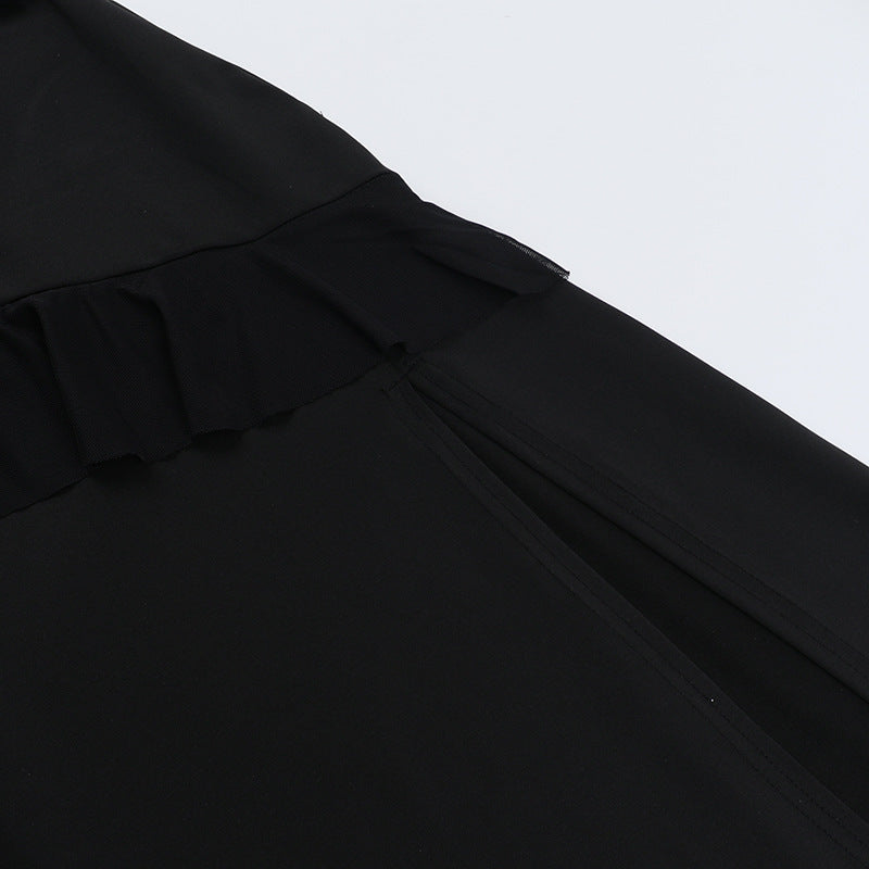 Women's Summer Sexy Straps V-Neck Slit Dress 14