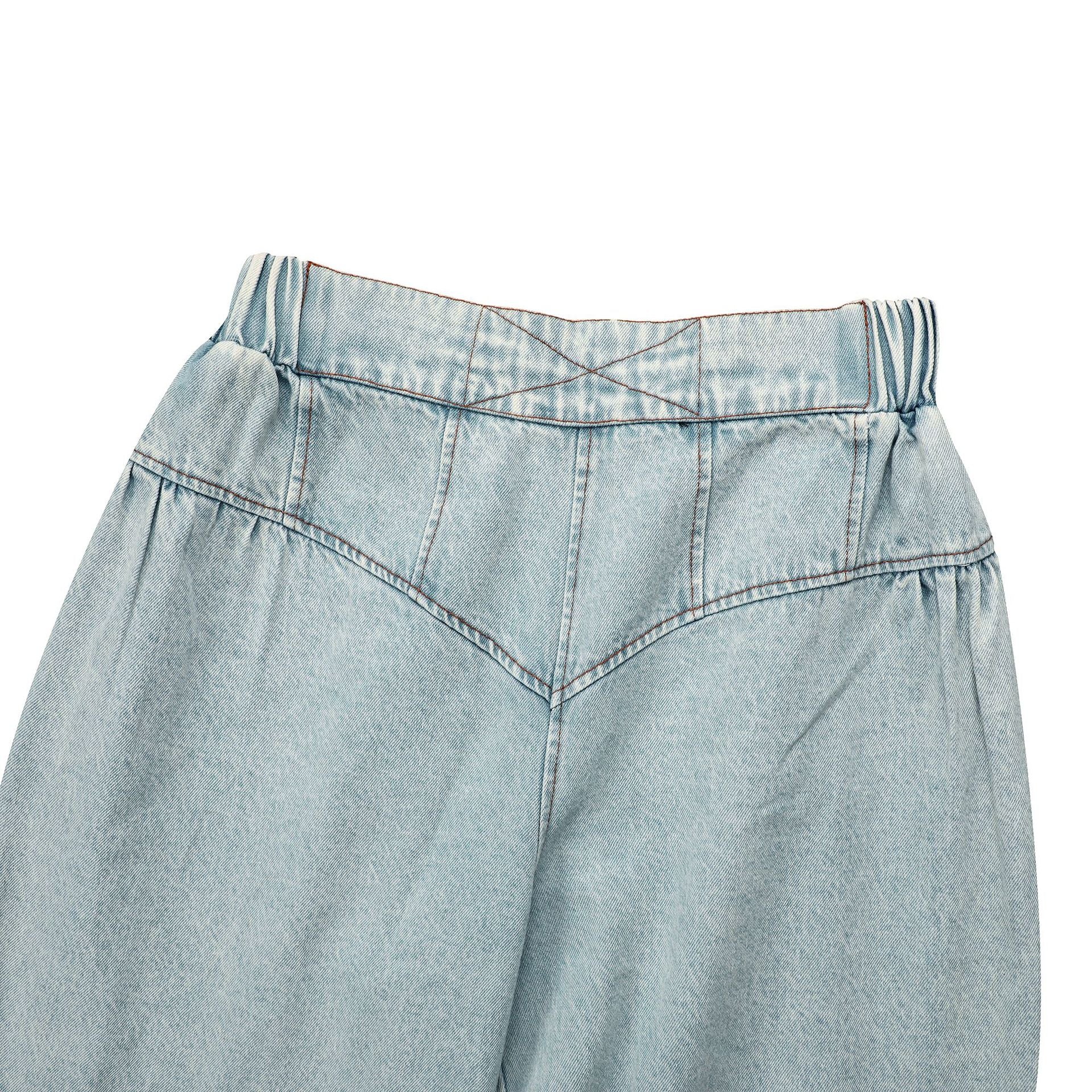 Women Denim Sexy Sleeveless Top and Pants Two Piece Set 7