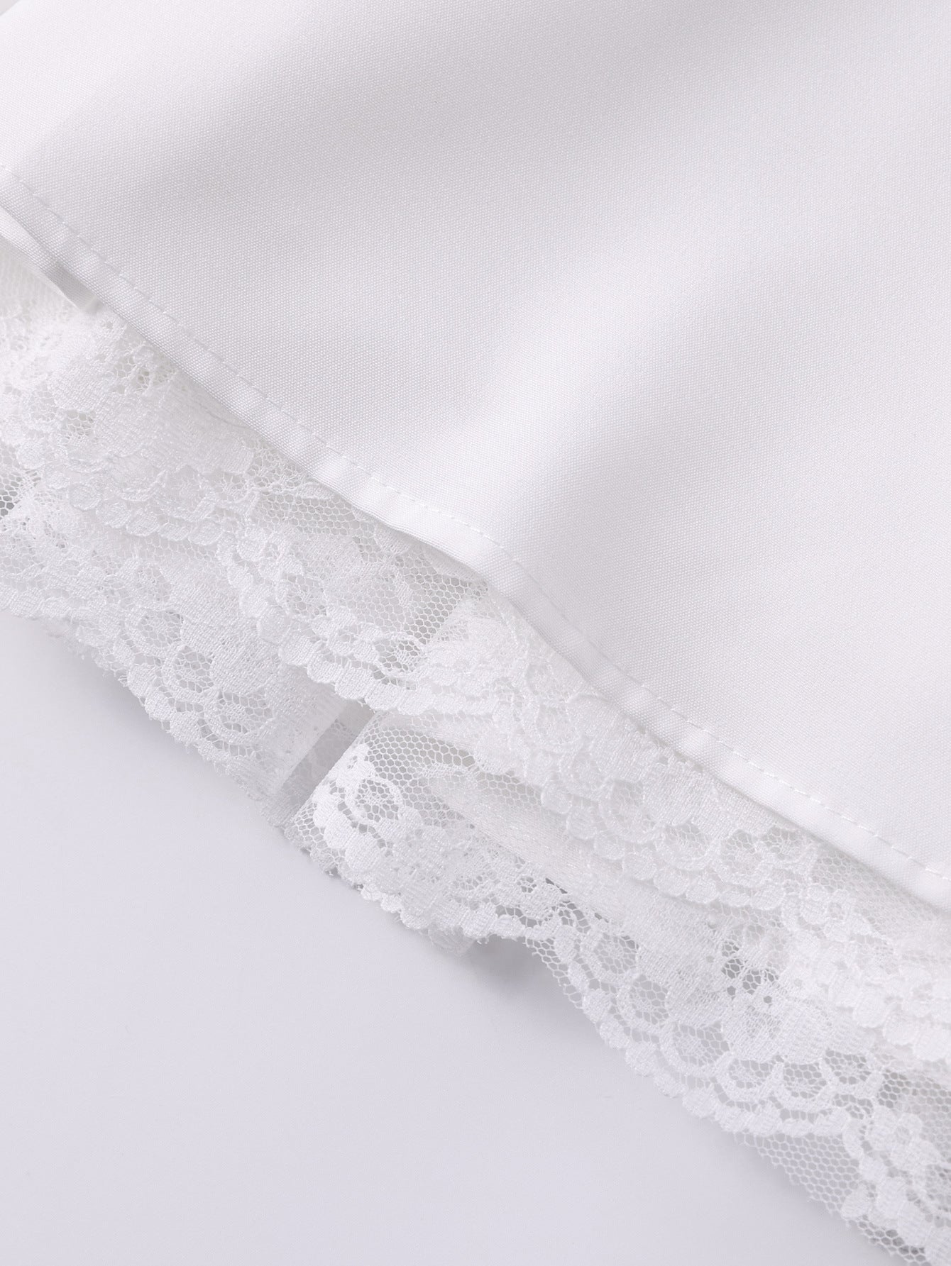 Lace Patchwork Halter Lace-Up A-Line Dress 24