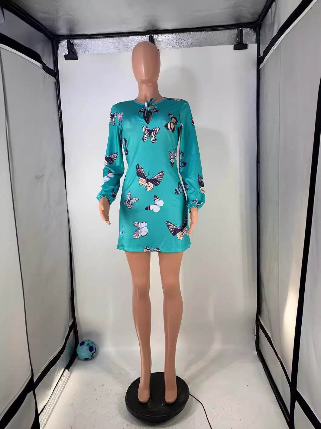 Fashion Print Long Sleeve Casual Dress 5