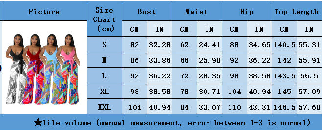 Women's Fashion Summer Sexy Low Back Deep V Straps Jumpsuit 13