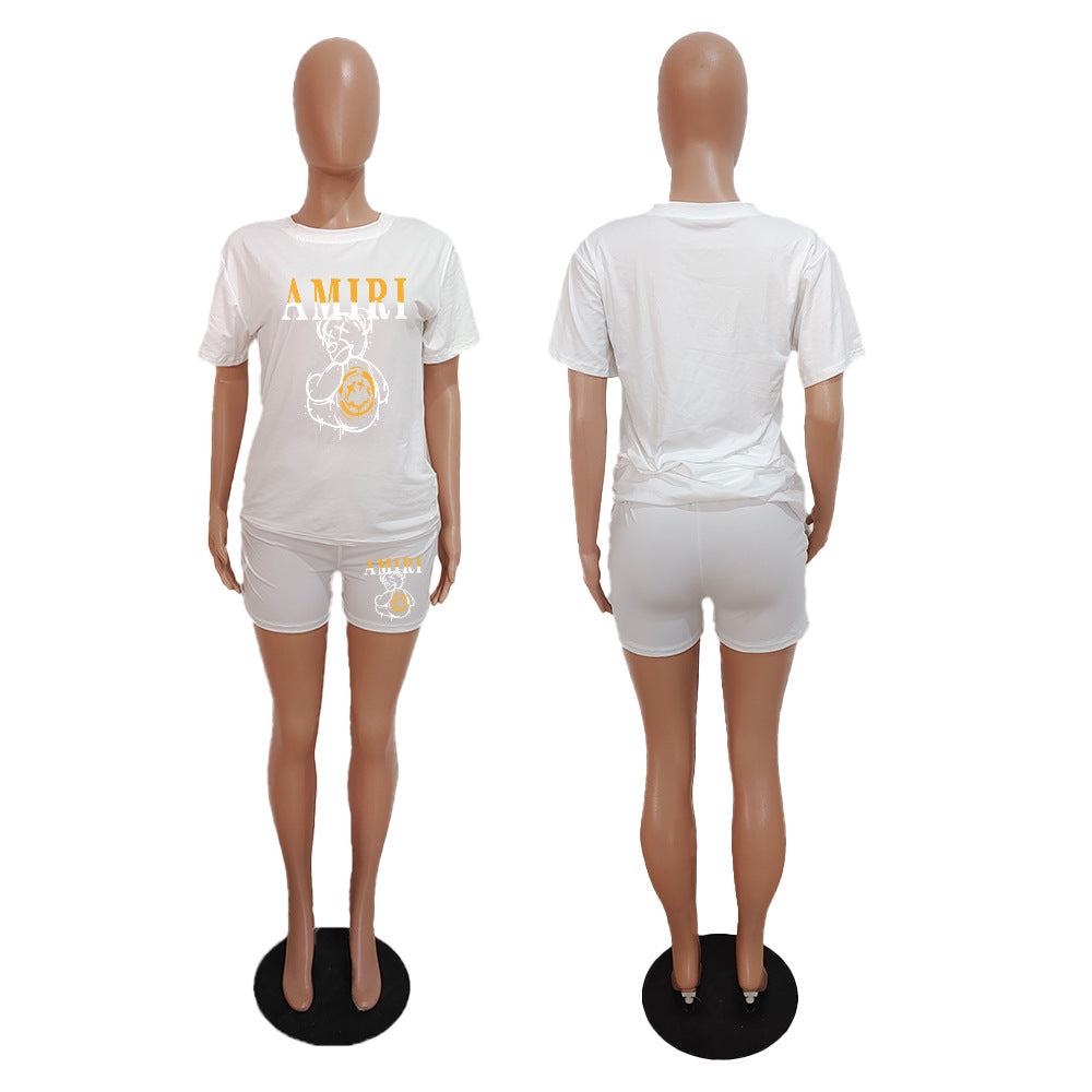 women's t-shirt shorts suit tracksuit two pieces 16