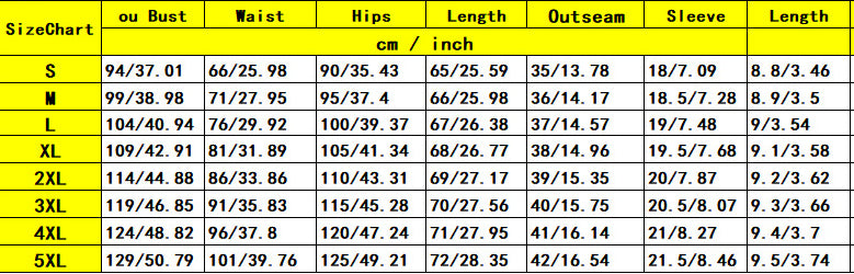 Plus Size Women'S T-Shirt Shorts Set Two-Piece Set 13