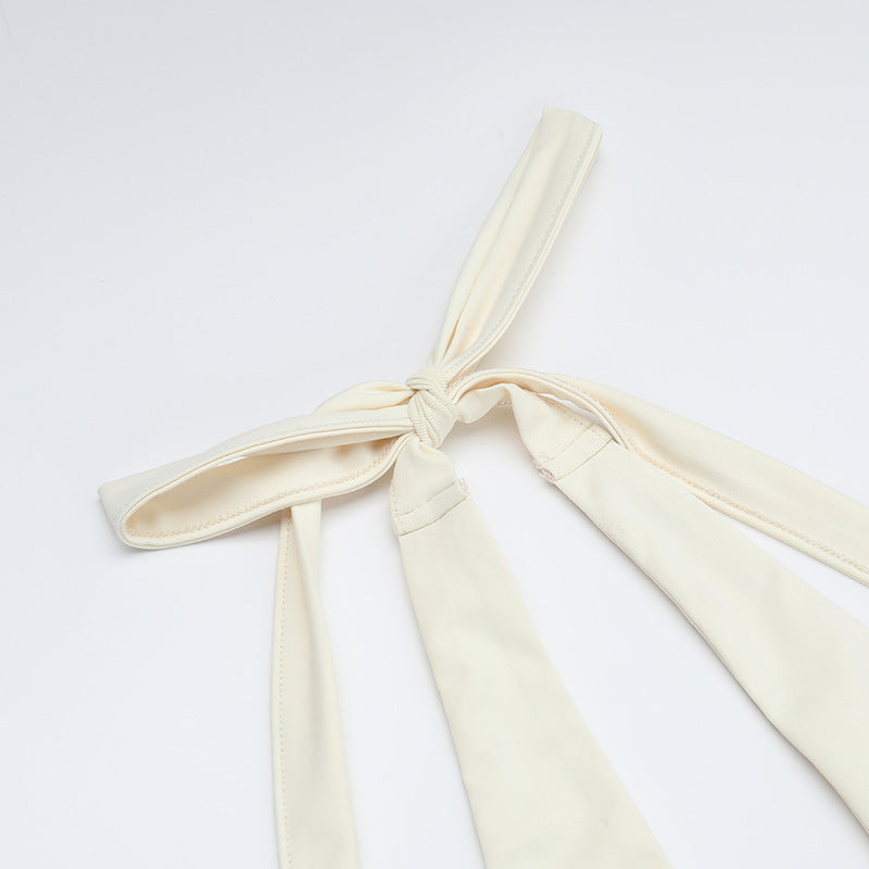 Women's Sexy High Waist Mesh Patchwork Long Skirt Halter Neck Hollow Vest Holidays Two Piece Set 10