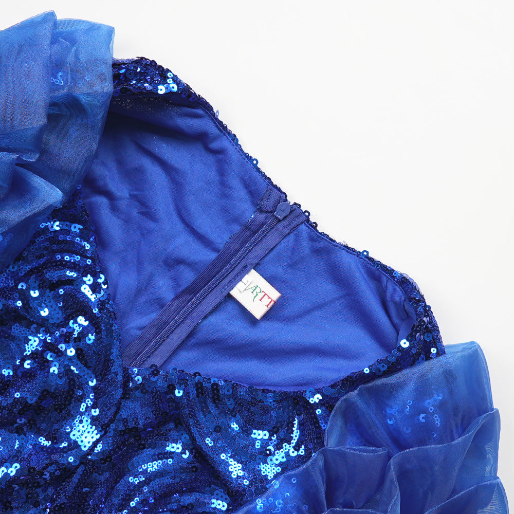 Plus Size Women Beaded Sequin Formal Party Dress 21