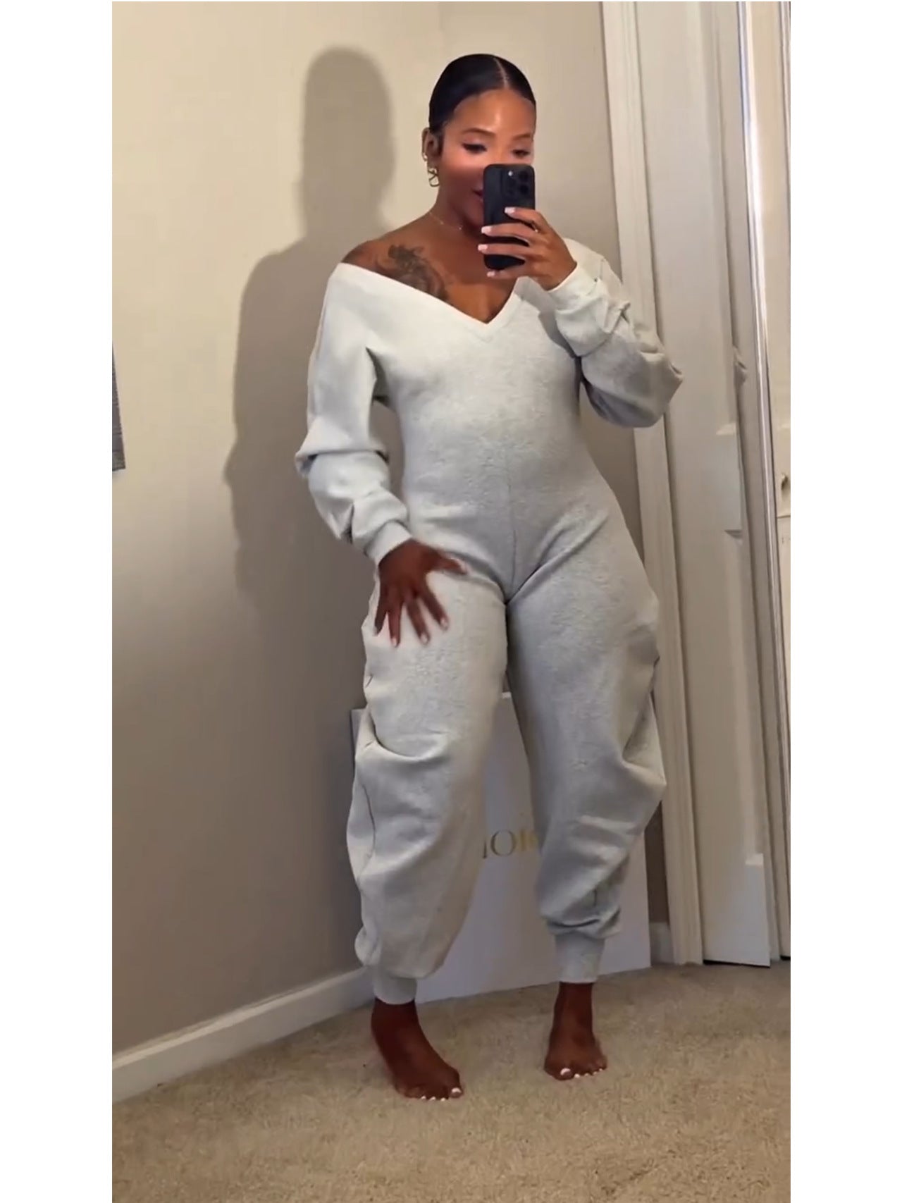 Jumpsuit Women's V-Neck Sexy Long Sleeve Sport Jumpsuit 11