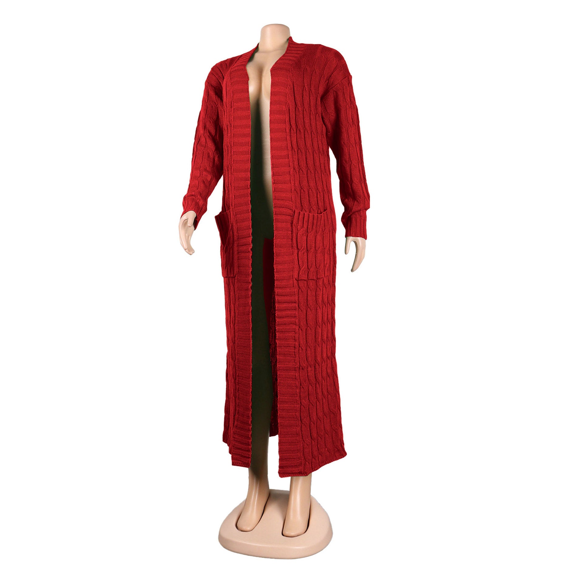 Women Solid Cardigan Sweater 68