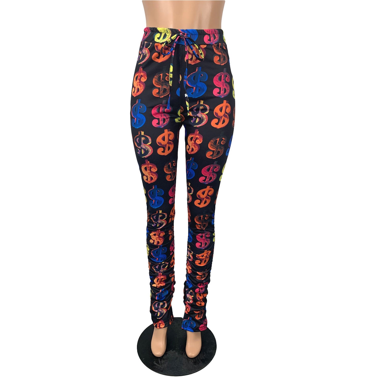 Women Casual printed pleated trousers 20