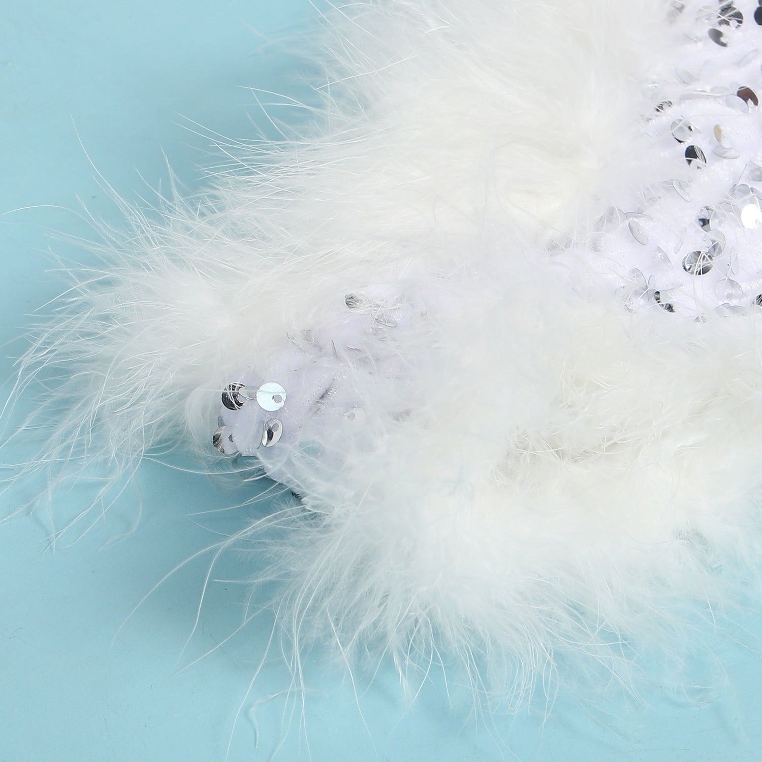 Women Sexy Feather Sequin Jumpsuit 14