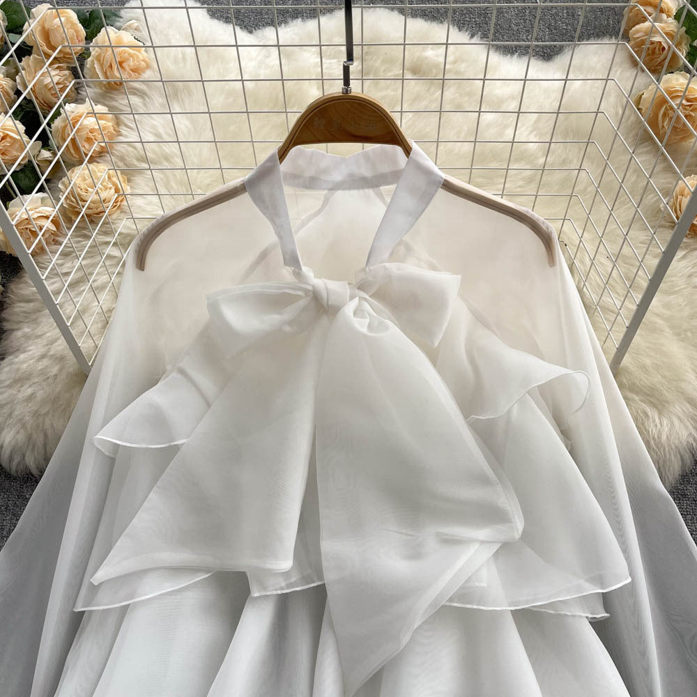 Luxury Women's Spring Elegant Chic Sweet Long-Sleeve Chiffon Blouse 8