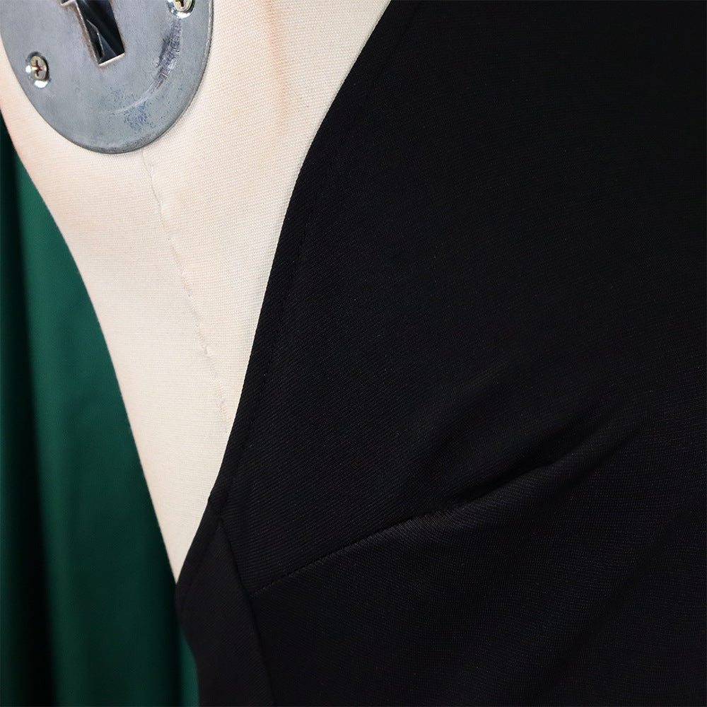 Women Sleeveless Irregular Top and Wide-leg Pants Two-Piece Set 46