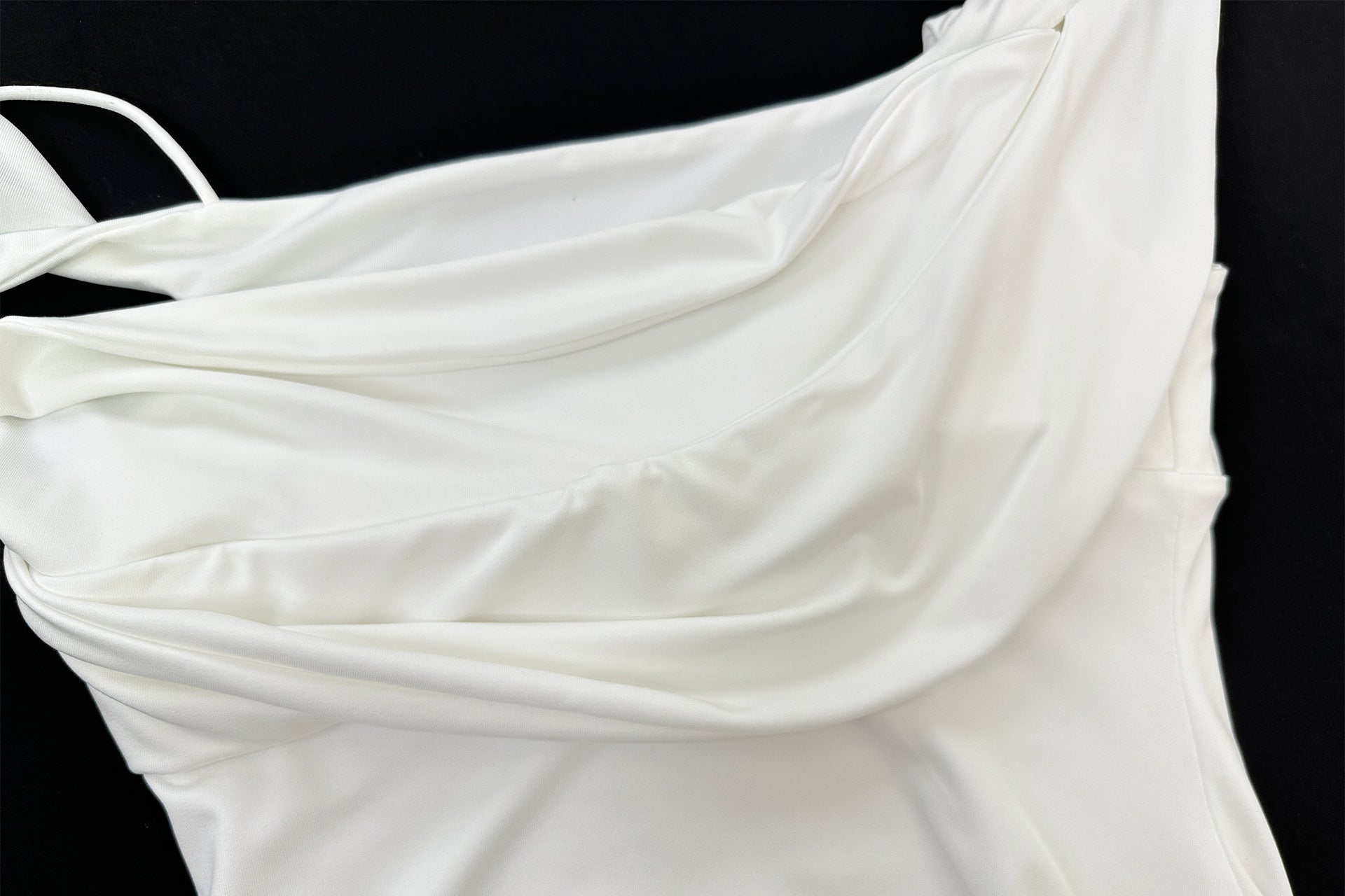 Slash Shoulder Strap Dress Sexy Sleeveless Mini Dress 11