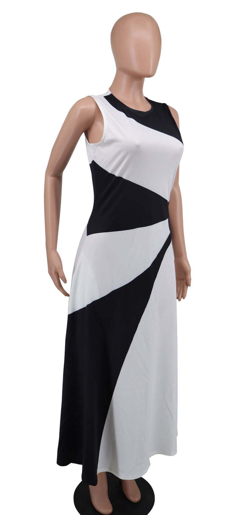 Spring And Autumn Women's Sleeveless Casual Long Dress 10