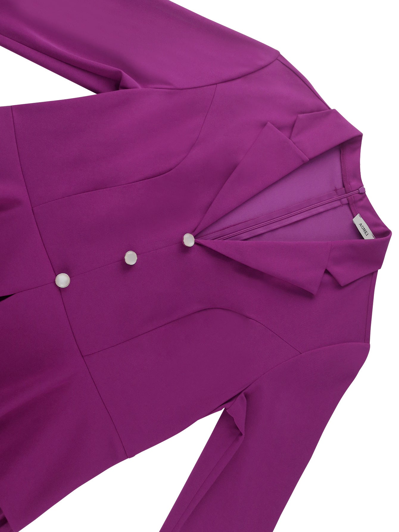 Women Turndown Collar pleated Formal Party pleated Dress 12