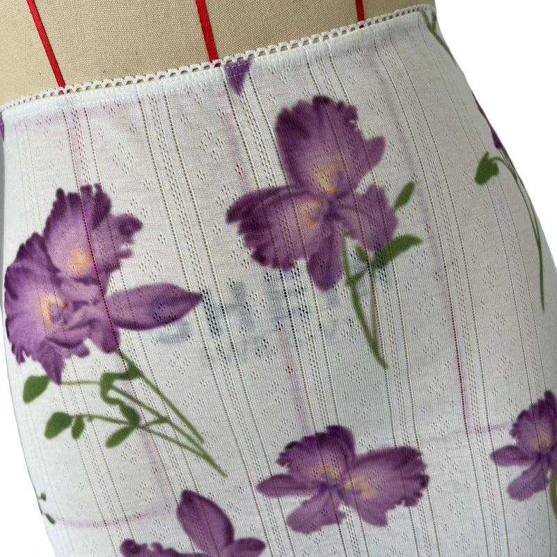 Women's Sexy Printed Camisole Slim Bodycon Skirt Two Piece Set 22